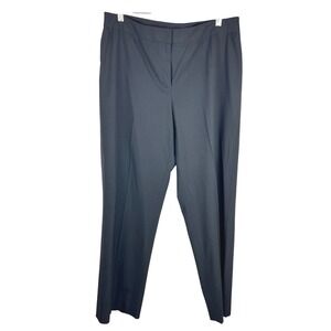 Lafayette 148 New York Black Wool Spandex Bootcut‎ Dress Pants Women's Size 12